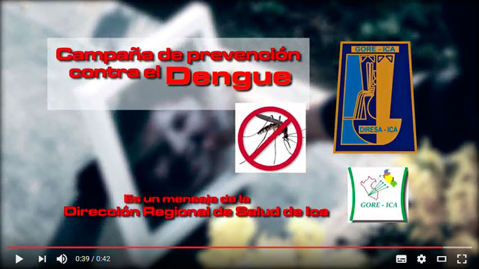 Producción de video para campaña de prevención contra la dengue