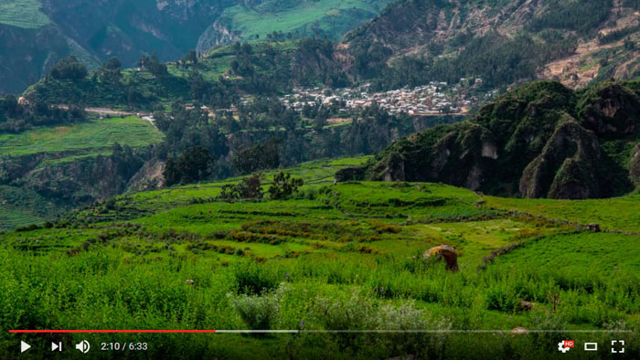 Filmación y fotografía aérea con dron de villa Oyolo - Ayacucho